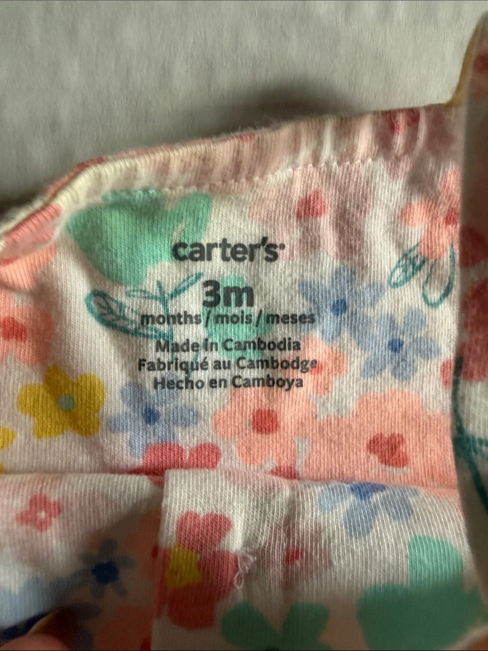 4 Bubbles 3 months size Cute prints Snap bottoms.